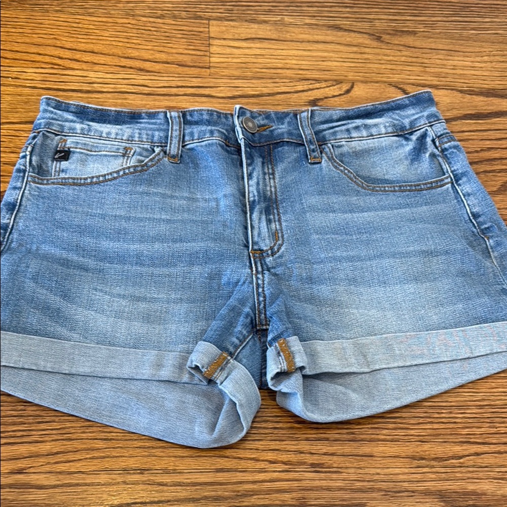 Kancan Juniors Denim Blue Shorts Sz 9 28”